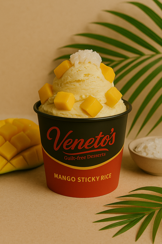 Mango Sticky Rice Ice Cream